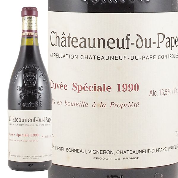 シャトーヌフ・デュ・パプ キュヴェ・スペシアル 1990 アンリ・ボノー - 恵比寿ワインマート