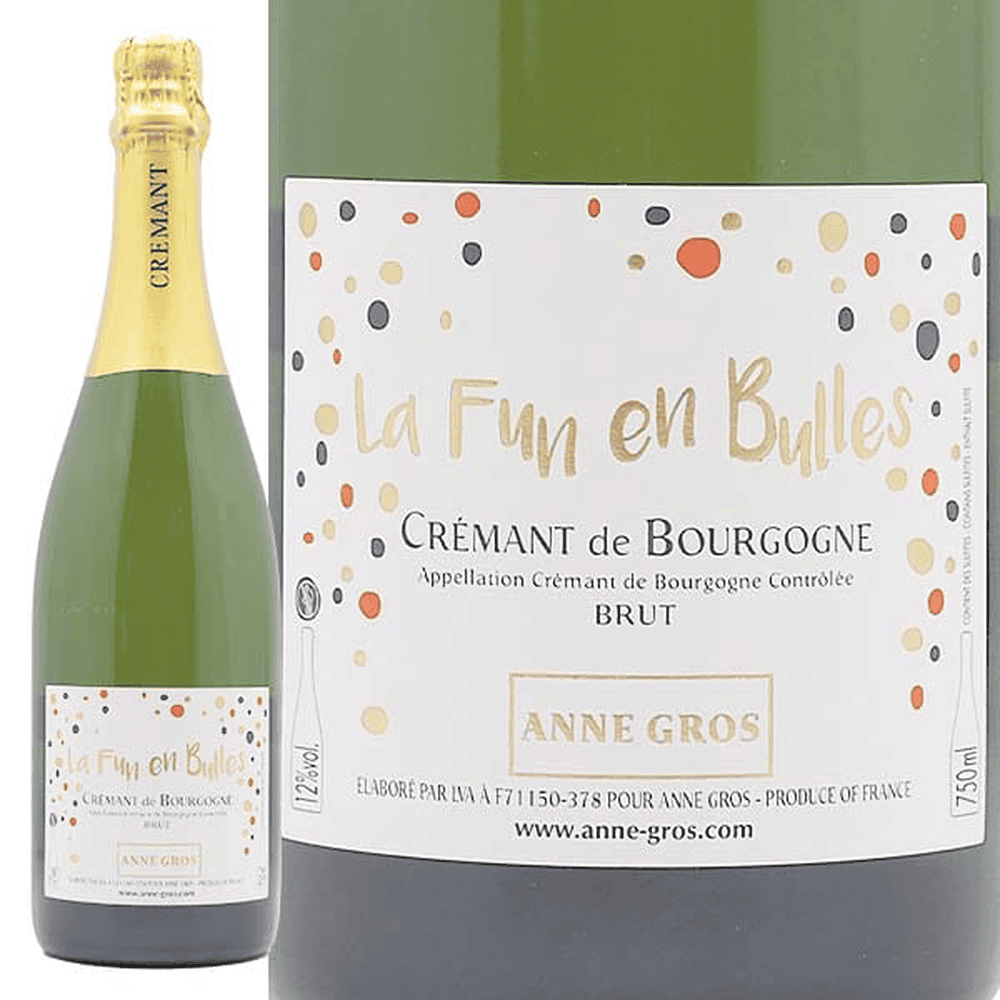クレマン・ド・ブルゴーニュ ブリュット ラ・ファン・アン・ビュル NV アンヌ・グロ - 恵比寿ワインマート