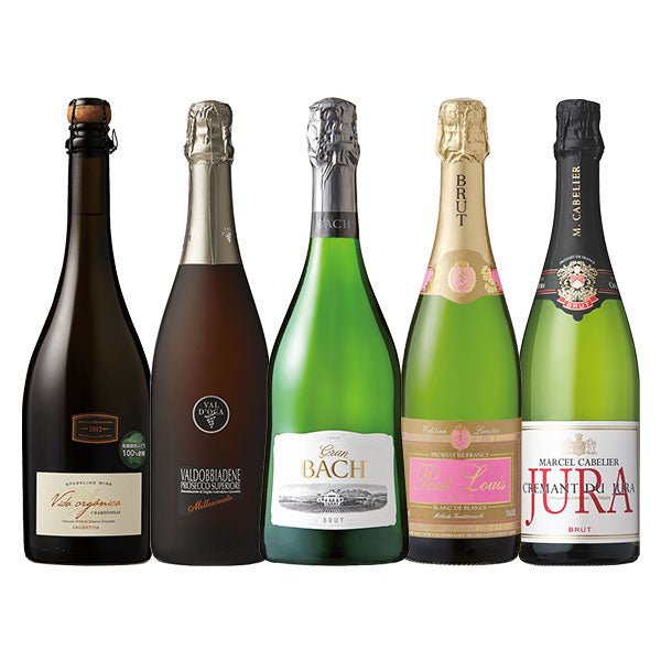 熟した果実味!本格派スパークリング5本セット - 恵比寿ワインマート
