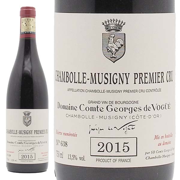 シャンボール・ミュジニー プルミエ・クリュ 2015 コント・ジョルジュ・ド・ヴォギュエ - 恵比寿ワインマート