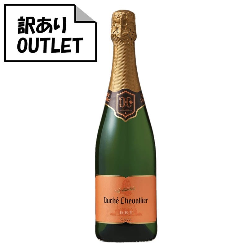 (訳あり!)ドゥーシェ・シュバリエ ドライ N.V. (表ラベル不良、裏ラベル破れ、キャップシール不良など) - 恵比寿ワインマート