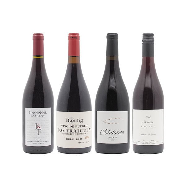 ワイン通への一歩はここから!世界のピノ・ノワール飲み比べ4本セット - 第一弾 - 恵比寿ワインマート
