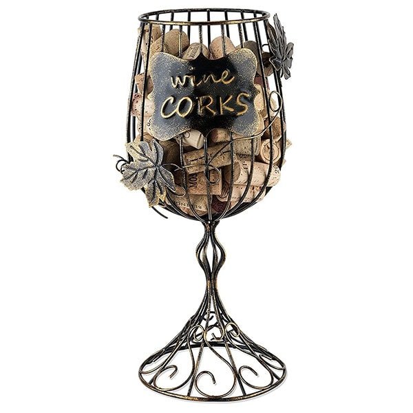 ブリキ製 コルクホルダー ワイングラス - 恵比寿ワインマート