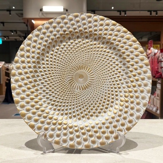 チャージャープレート ゴールドホワイト - 恵比寿ワインマート