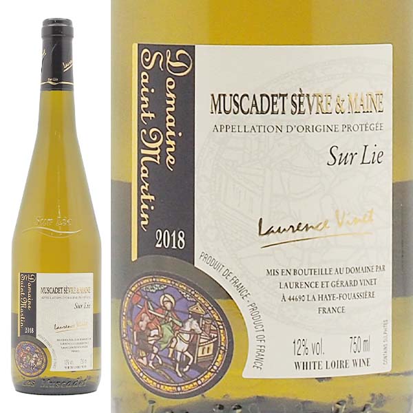 ミュスカデ セーヴル・エ・メーヌ シュール・リー ドメーヌ・サン・マルタン 2018 ドメーヌ・ヴィネ - 恵比寿ワインマート
