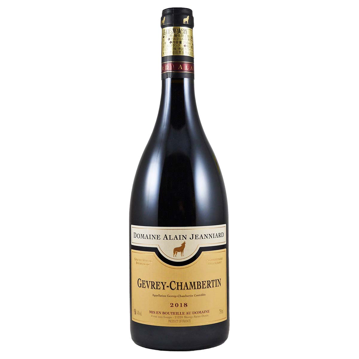 【LUXURY CARD新規会員様優待価格:おひとり様1本限り】ジュヴレ・シャンベルタン 2018 アラン・ジャニアール - 恵比寿ワインマート