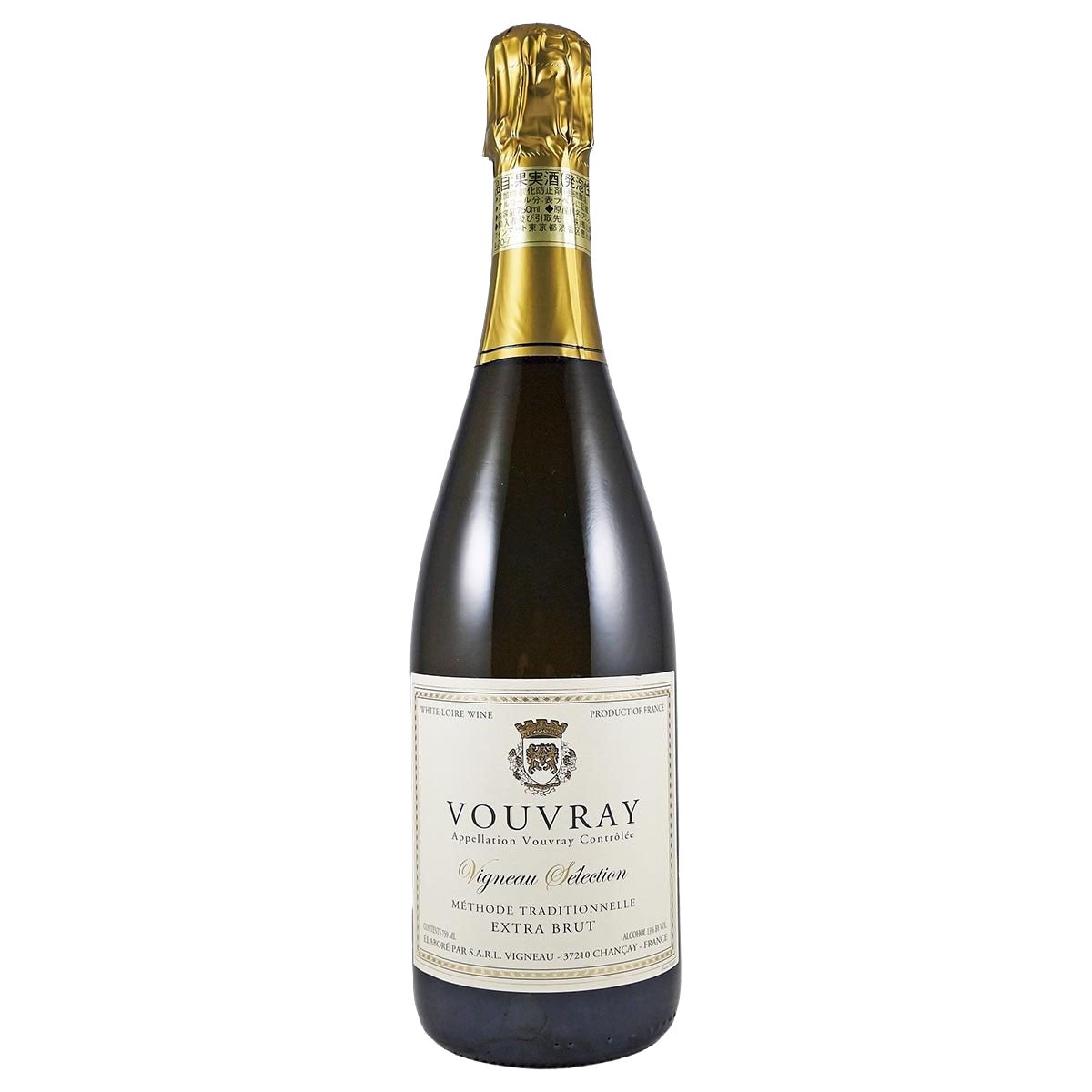 ヴィニョー・セレクション ヴーヴレー・メトード・トラディショナル・エクストラ・ブリュット NV - 恵比寿ワインマート