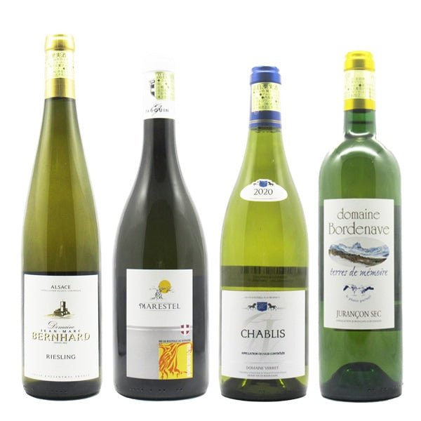 辛口の銘酒シャブリを含むフランス白ワイン4本セット - 恵比寿ワインマート