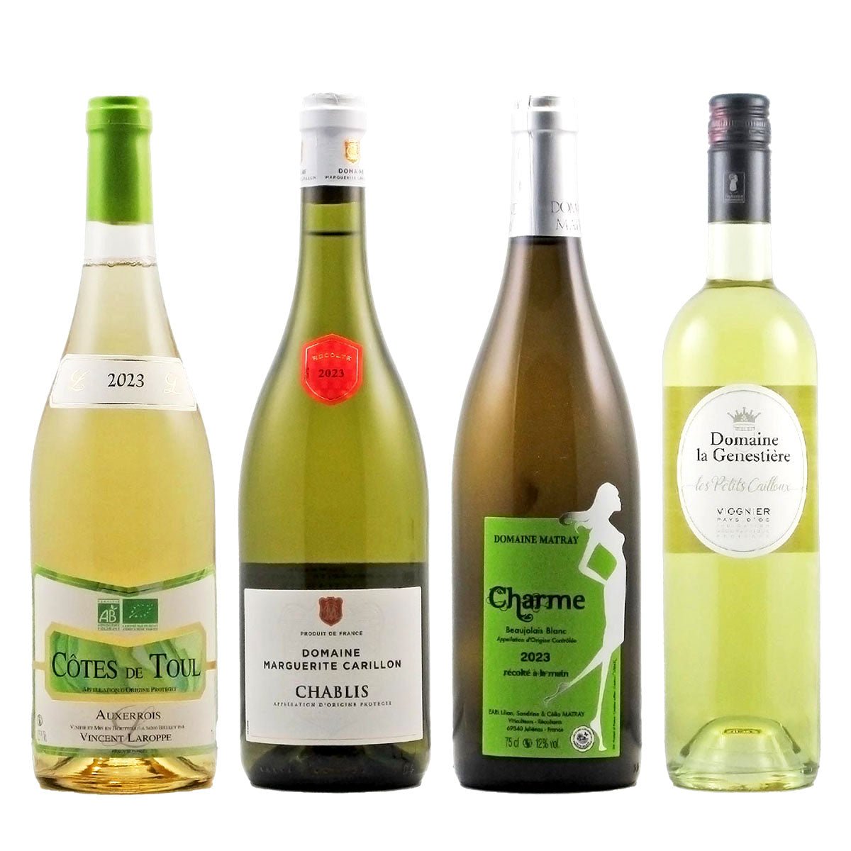 辛口の銘酒シャブリを含むフランス白ワイン4本セット Ver.2 - 恵比寿ワインマート
