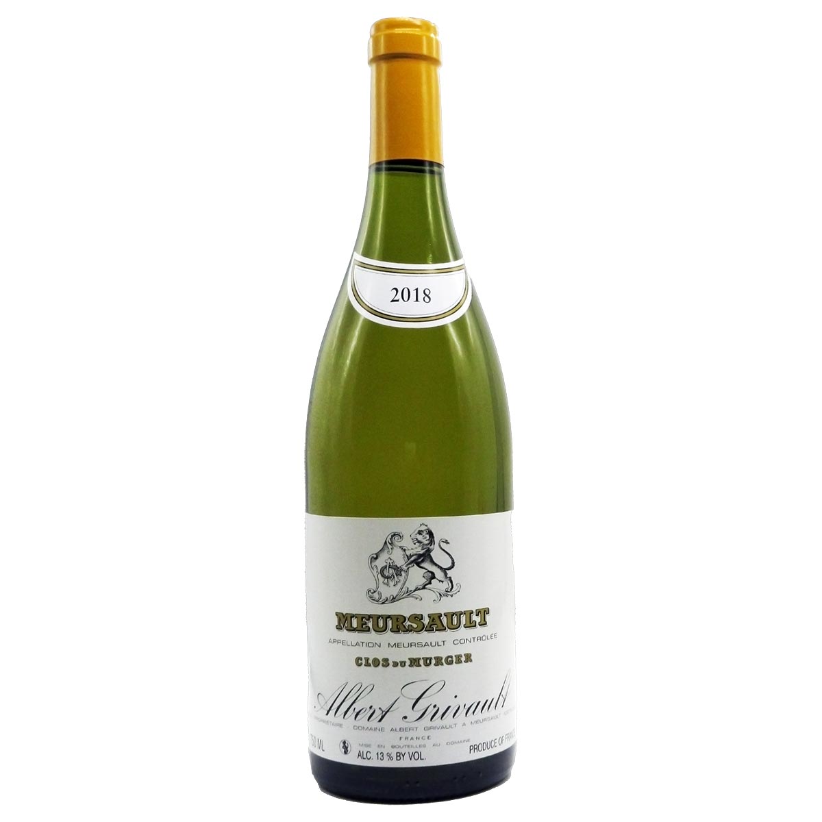 ムルソー クロ・デュ・ミュルジュ 2018 アルベール・グリヴォー - 恵比寿ワインマート