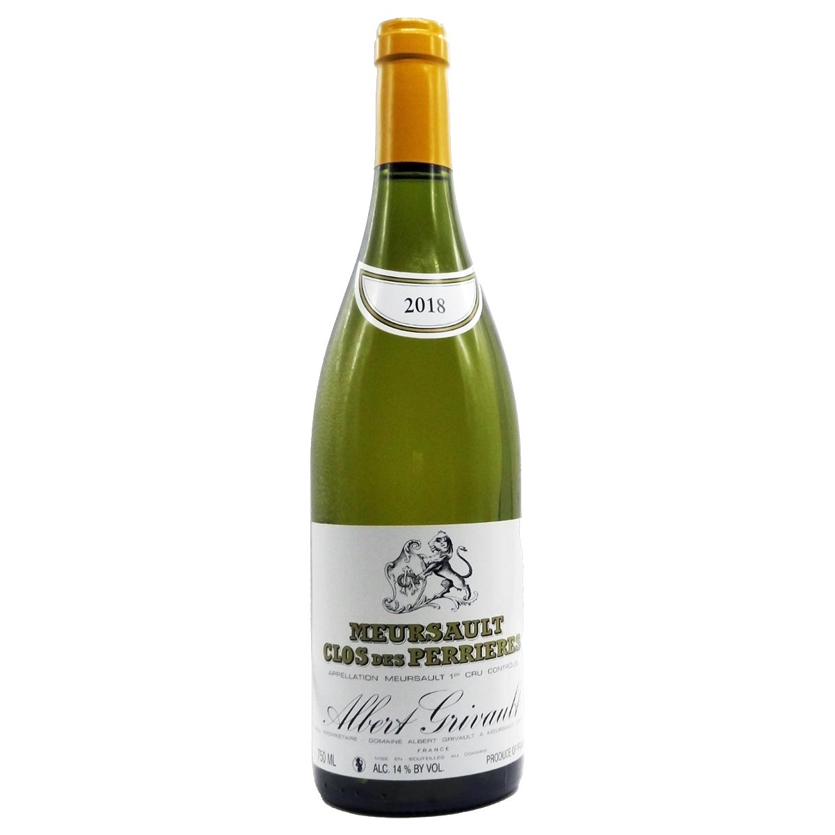 ムルソー クロ・デ・ペリエール 2018 アルベール・グリヴォー - 恵比寿ワインマート