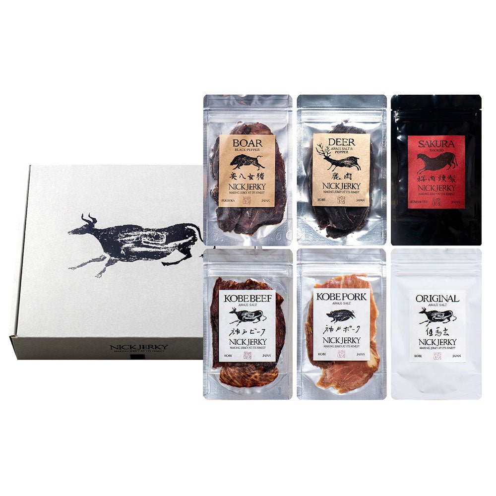 <お取寄せ>NICKJERKY THE JERKY 6【GIFTBOX (L)】〔宅急便〕送料込み - 恵比寿ワインマート