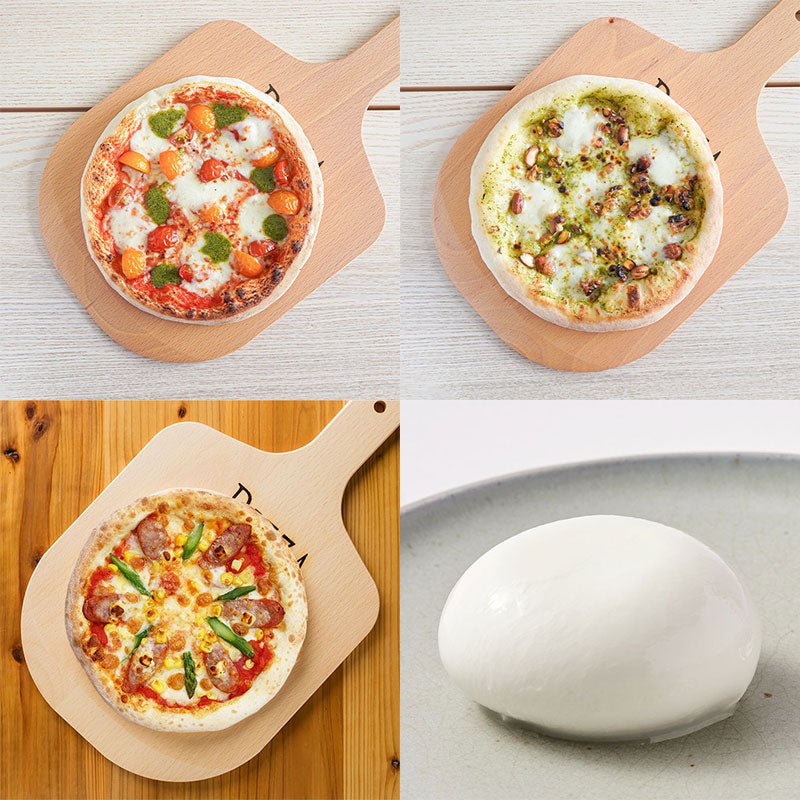 <お取寄せ>(A)ワインに合う!淡路島勘太郎ピザ、モッツァレラセット〔冷凍〕送料込み - 恵比寿ワインマート