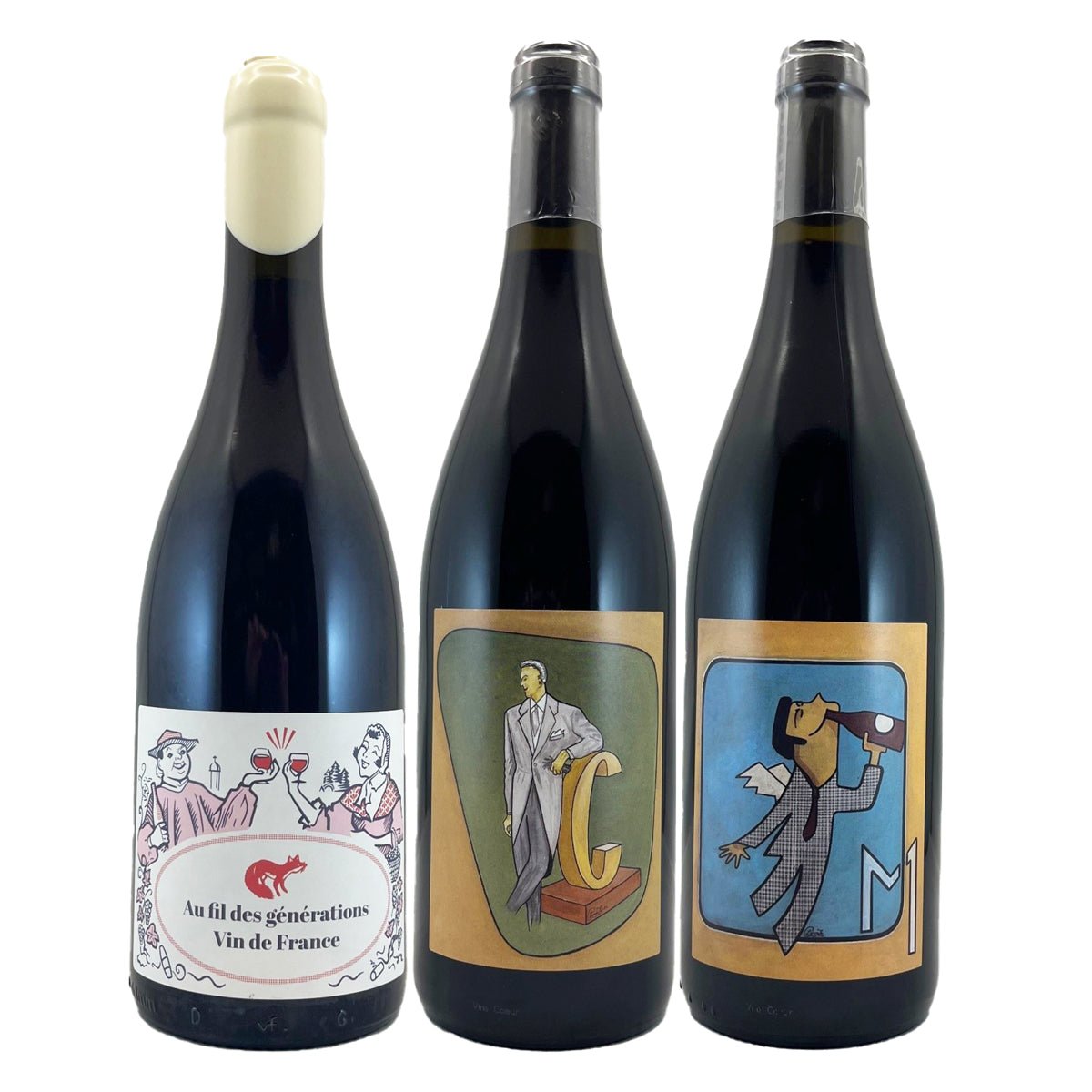 フィリップ・ボールナール オー・フィル・デ・ジェネラシオン・ルージュ 2019 含む 自然派赤ワイン3本セット - 恵比寿ワインマート