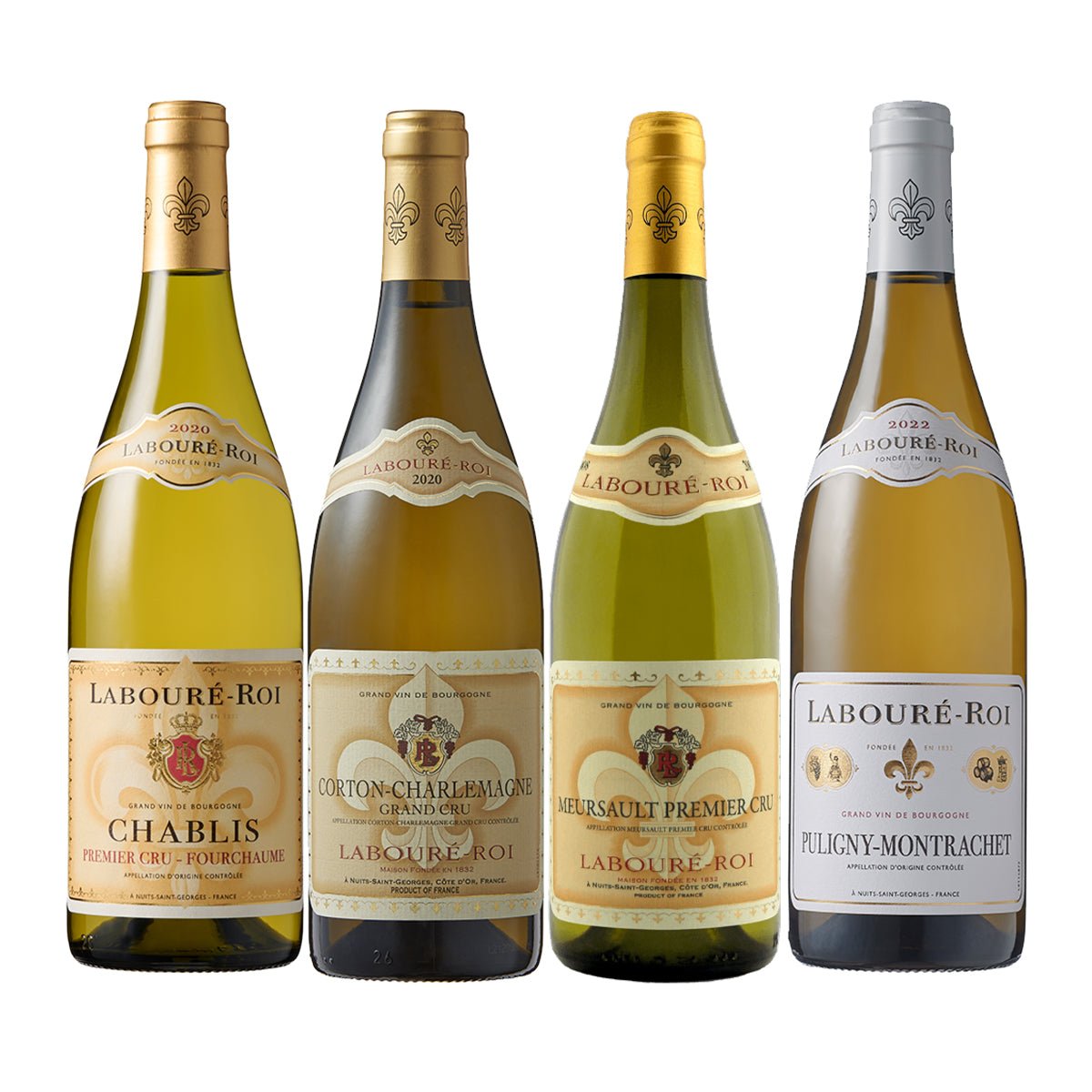 大手ネゴシアン ブルゴーニュ グラン・クリュ含む白ワイン4本セット - 恵比寿ワインマート