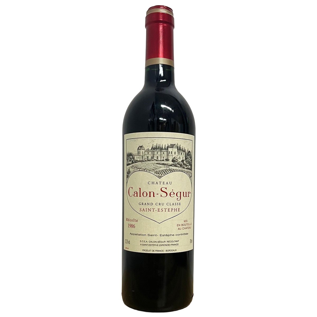 シャトー・カロン・セギュール 1986 - 恵比寿ワインマート