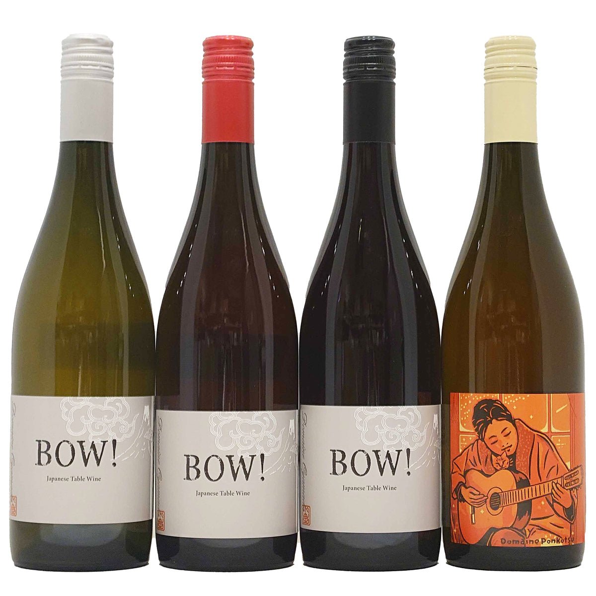 ドメーヌ・オヤマダ BOW! 白・ロゼ・赤 2024+ドメーヌ・ポンコツ まどぎわ 2024 4本セット - 恵比寿ワインマート