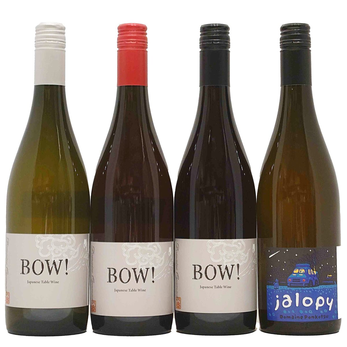 ドメーヌ・オヤマダ BOW! 白・ロゼ・赤 2024+ドメーヌ・ポンコツ ジャロピー 2024 4本セット - 恵比寿ワインマート
