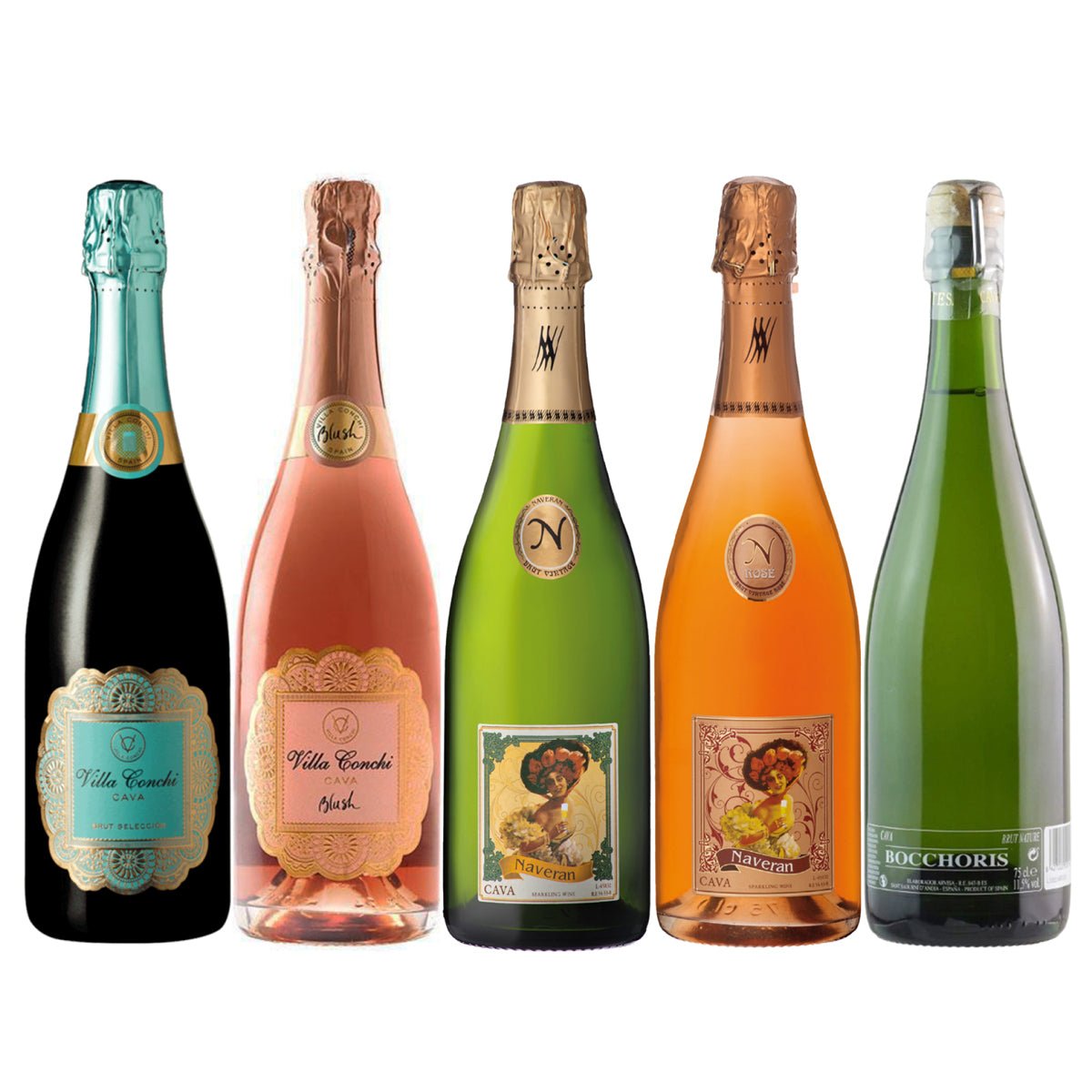 スペイン産高品質スパークリングワイン カヴァ5本セット - 恵比寿ワインマート