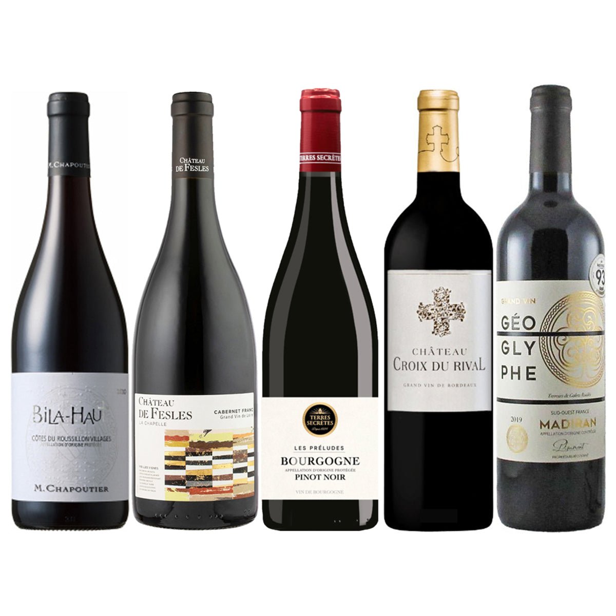 ワインでフランスを周遊!赤ワイン5本セット - 恵比寿ワインマート