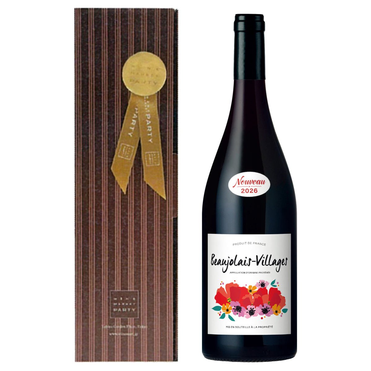 ヴィネサンス ボージョレ・ヴィラージュ・ヌーヴォー フルール 2026 GIFT BOX入り - 恵比寿ワインマート