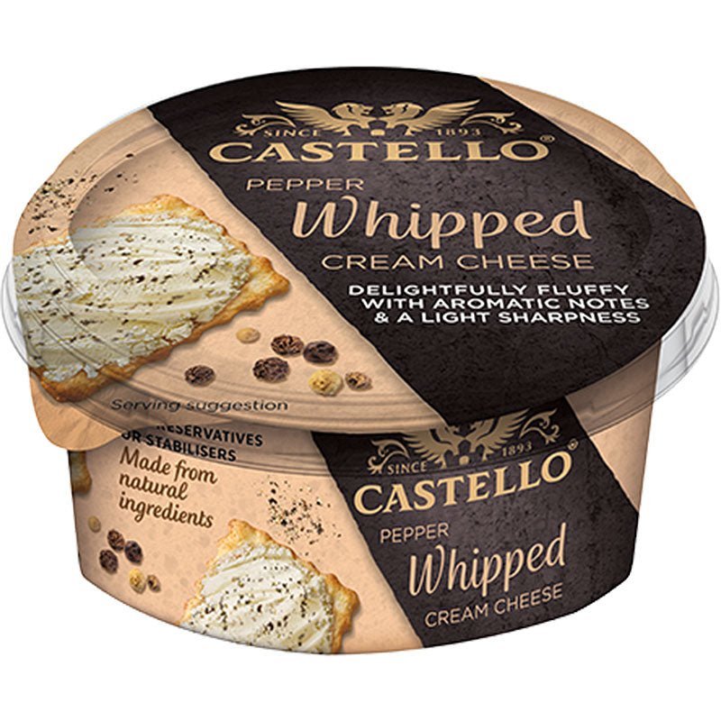 キャステロ ホイップクリームチーズ ペッパー 125g - 恵比寿ワインマート