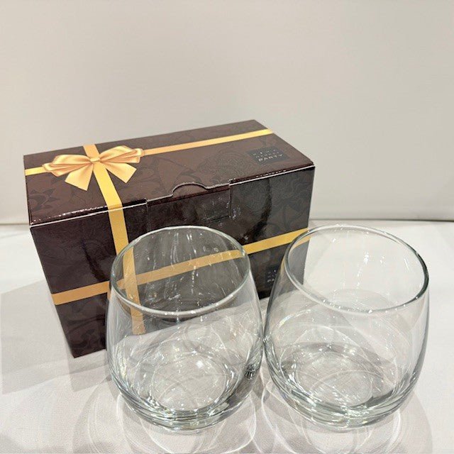 ワインマーケットパーティー ピクニックグラス 2個セット茶色(専用ボックス入り) - 恵比寿ワインマート