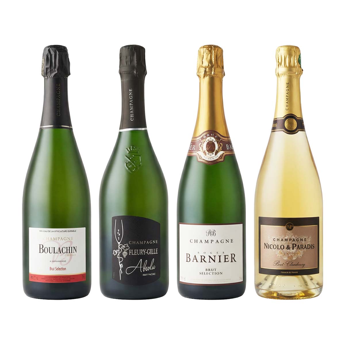 個性が光る!小規模生産者のこだわりシャンパーニュ4本セット - 恵比寿ワインマート