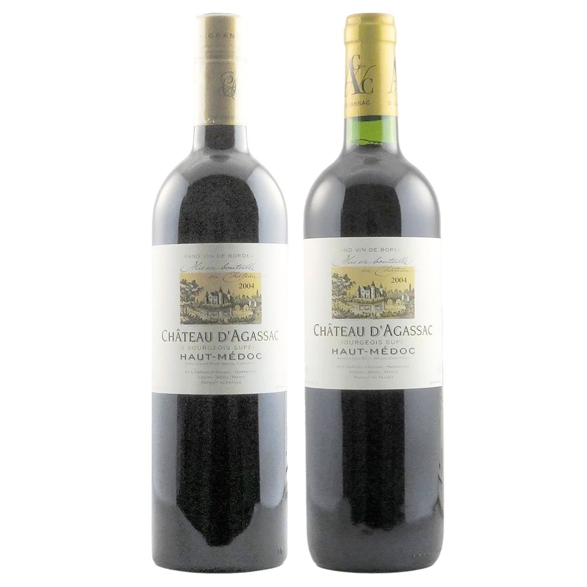 シャトー・ダガサック 2004 ２本セット【コルク栓＆スクリューキャップ 飲み比べセット】 - 恵比寿ワインマート