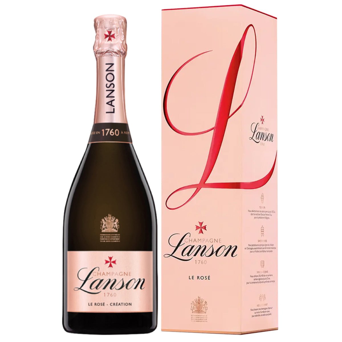 シャンパーニュ・ランソン　白・ロゼ 2本セット - 恵比寿ワインマート